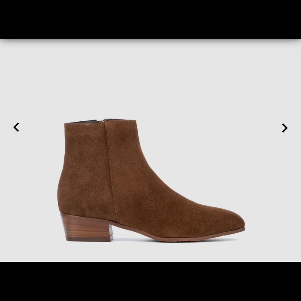 Aquatalia Fuoco Brown Suede Boots 10.5